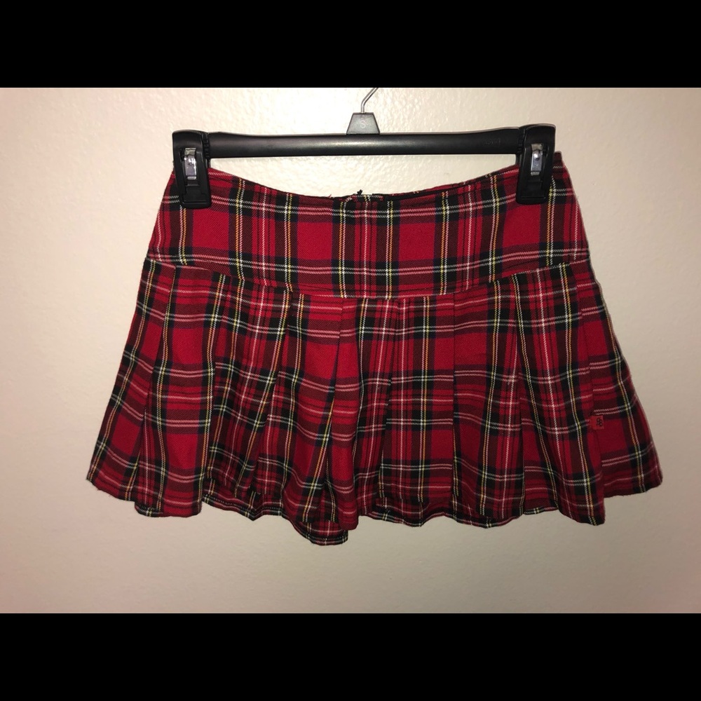 Plaid Mini Skirt